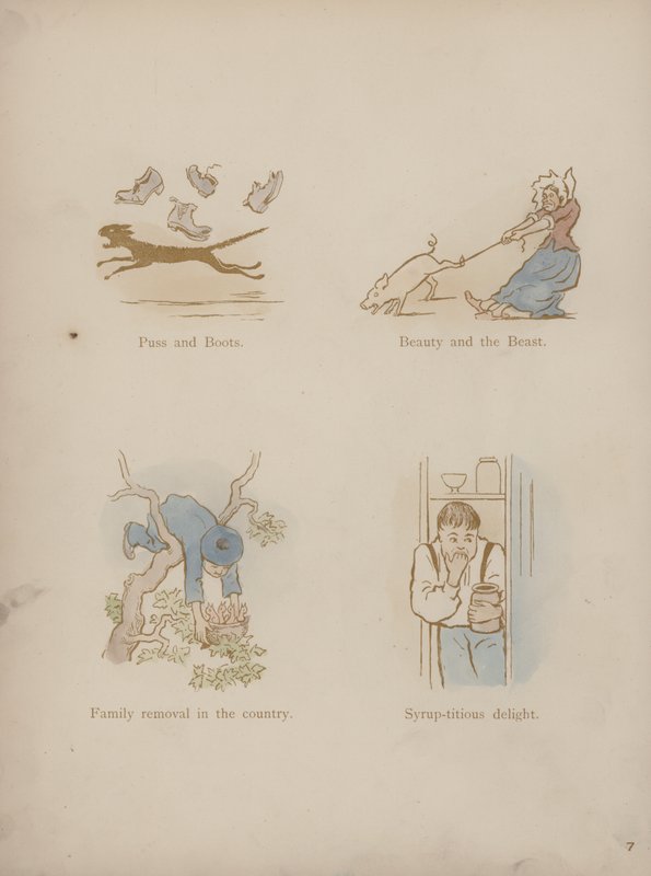 Página dos Humores de Cynicus (gravura colorida) de Martin  Anderson