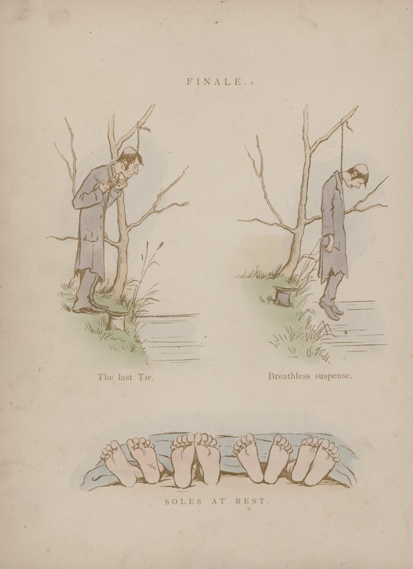 Página dos Humores de Cynicus (gravura colorida) de Martin  Anderson