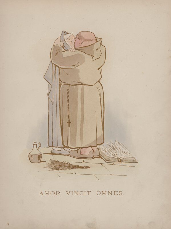 Página dos Humores de Cynicus (gravura colorida) de Martin  Anderson