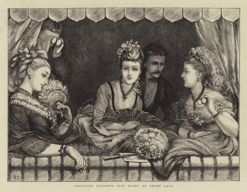 A Última Noite de Christine Nilsson na Drury Lane de Mary Ellen Edwards