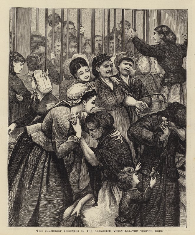 Os prisioneiros comunistas na Orangerie, Versailles, a hora de visita de Mary Ellen Edwards
