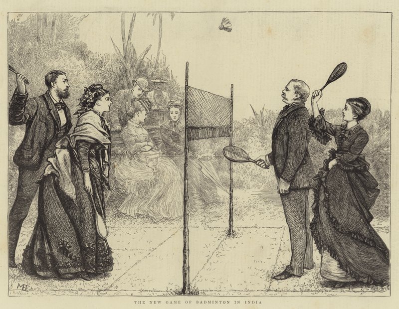 O novo jogo de Badminton na Índia de Mary Ellen Edwards