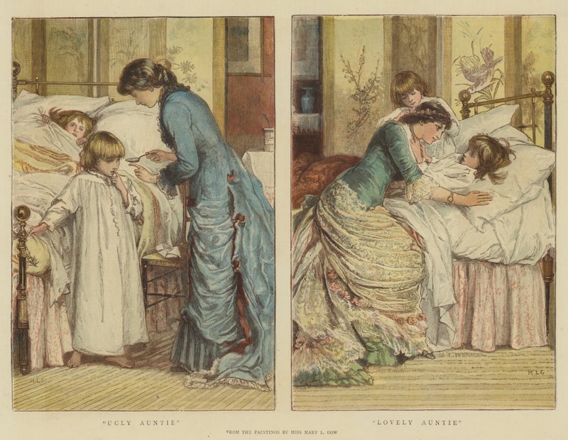Tia Feia, Tia Adorável (cromolitho) de Mary L. Gow