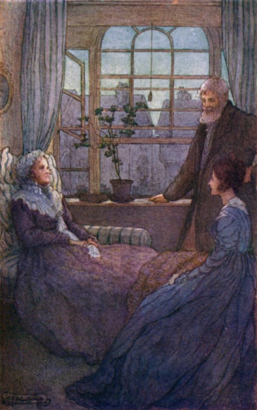 Ilustração para Cranford pela Sra. Gaskell de Mary V. Wheelhouse