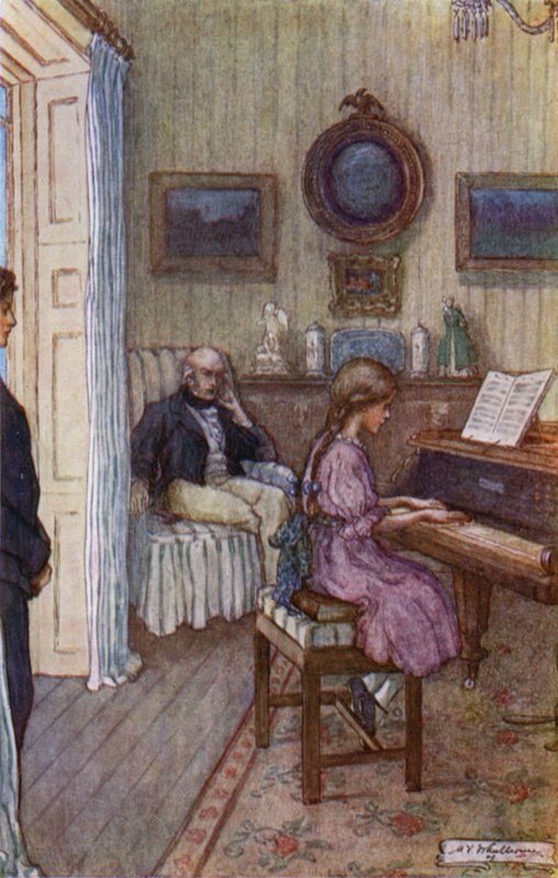 Ilustração para as mulheres pequenas de Mary V. Wheelhouse