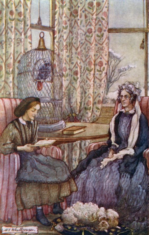 Ilustração para as mulheres pequenas de Mary V. Wheelhouse