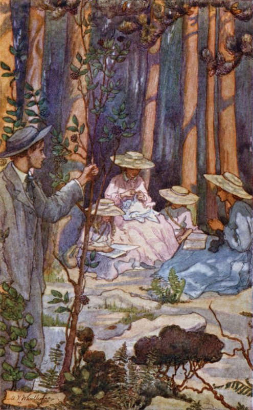 Ilustração para as mulheres pequenas de Mary V. Wheelhouse