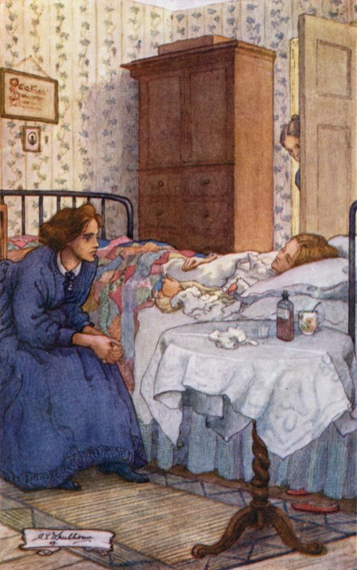 Ilustração para as mulheres pequenas de Mary V. Wheelhouse
