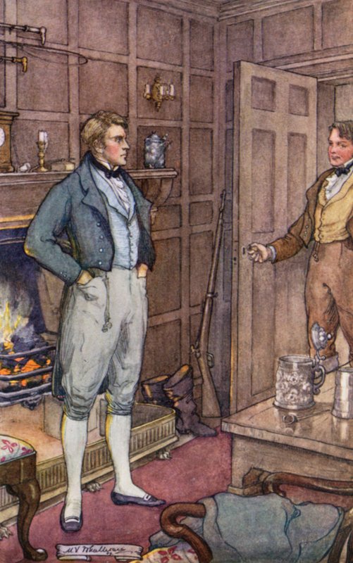 Ilustração para Silas Marner de Mary V. Wheelhouse