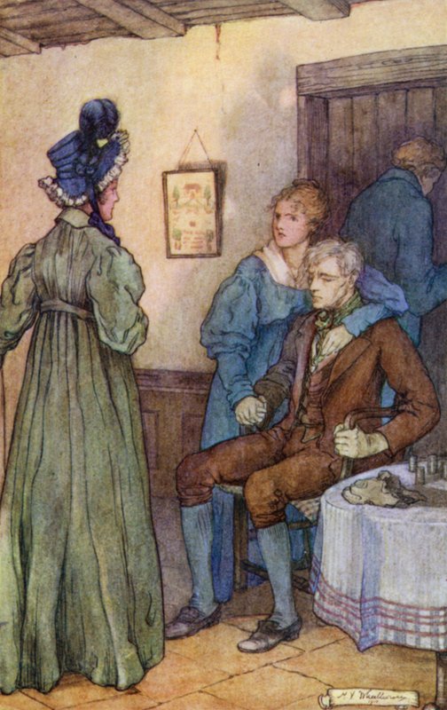 Ilustração para Silas Marner de Mary V. Wheelhouse