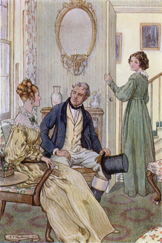 Ilustração para esposas e filhas por Sra. Gaskell de Mary V. Wheelhouse