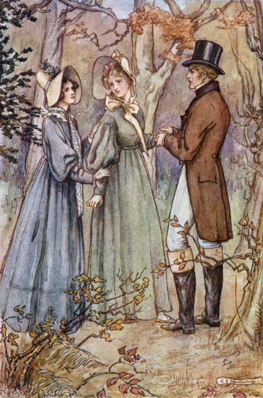 Ilustração para esposas e filhas por Sra. Gaskell de Mary V. Wheelhouse