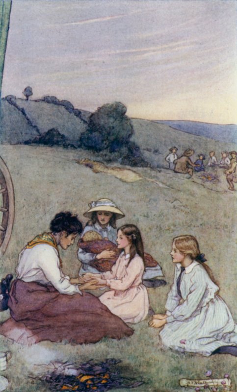 Cena do The Slowcoach, por Edward Verrall Lucas de Mary V. Wheelhouse