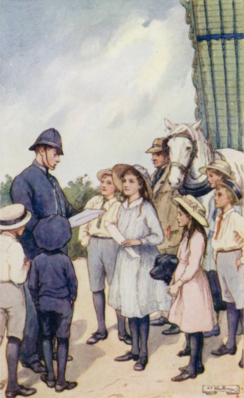 Cena do The Slowcoach, por Edward Verrall Lucas de Mary V. Wheelhouse