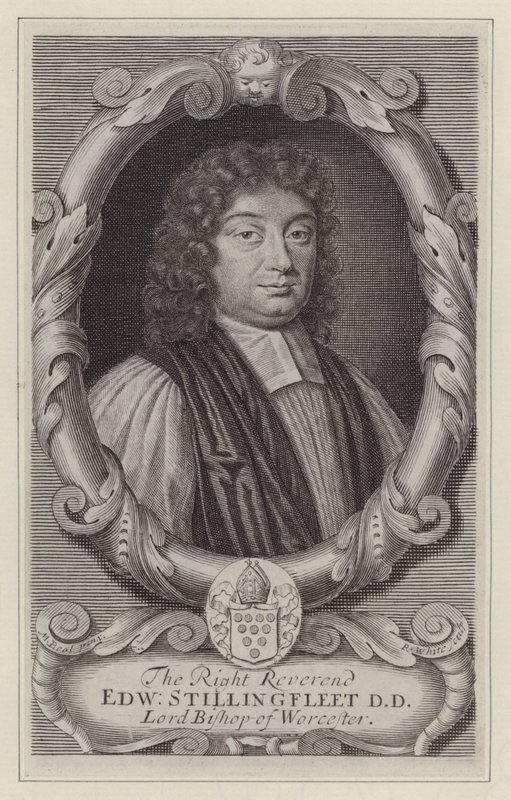 Edward Stillingfleet, Bispo de Worcester (gravura) de Mary (after) Beale