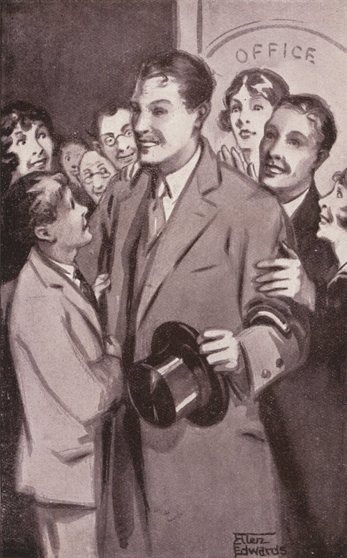 Ilustração para Kipps de H. G. Wells (litografia) de Mary Ellen Edwards