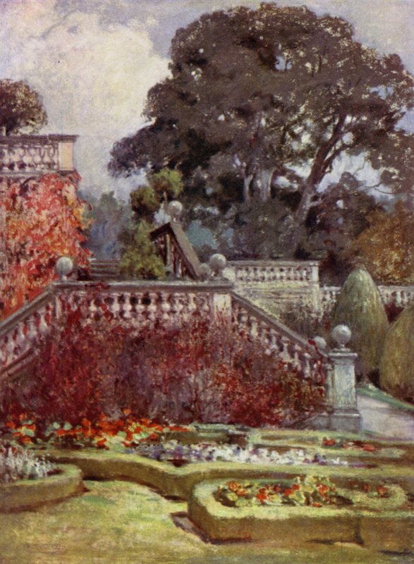 Scottish Gardens: Balcarres (cor litho) de Mary Georgina Wade Wilson
