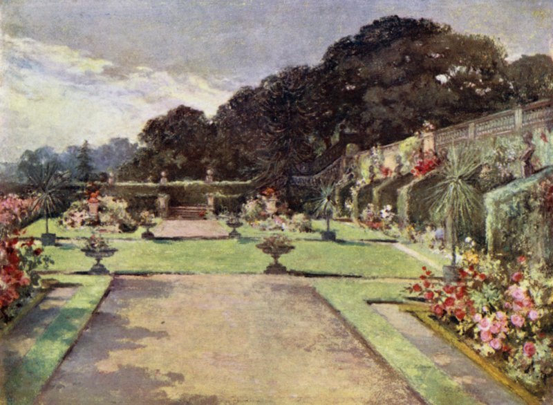 Scottish Gardens: Balcaskie (cor litho) de Mary Georgina Wade Wilson
