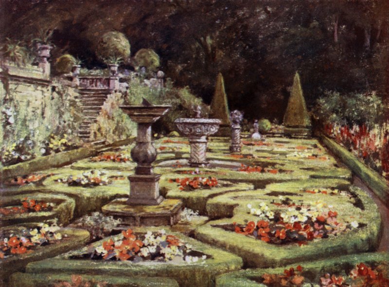 Scottish Gardens: Dalzell (cor litho) de Mary Georgina Wade Wilson