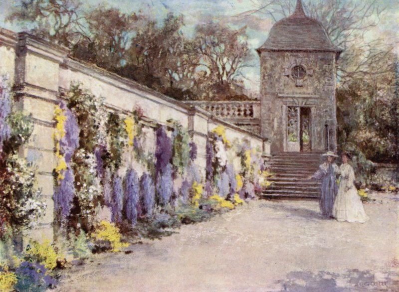 Scottish Gardens: Pollok (cor litho) de Mary Georgina Wade Wilson