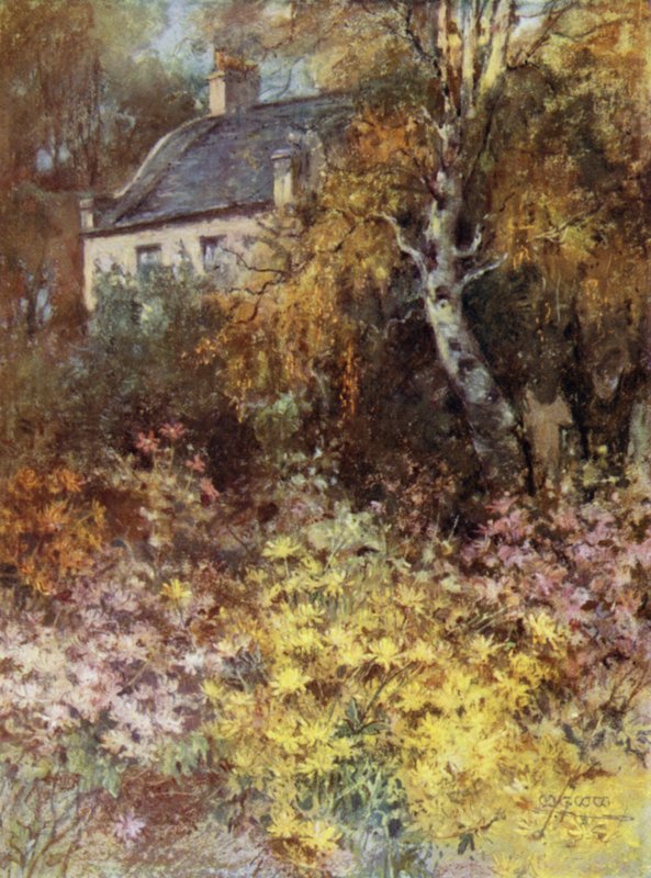 Scottish Gardens: Raeden House (cor litho) de Mary Georgina Wade Wilson
