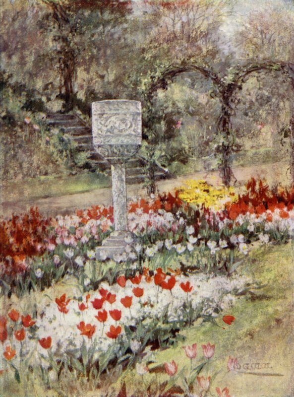 Scottish Gardens: Bantaskine Sul (cor litho) de Mary Georgina Wade Wilson