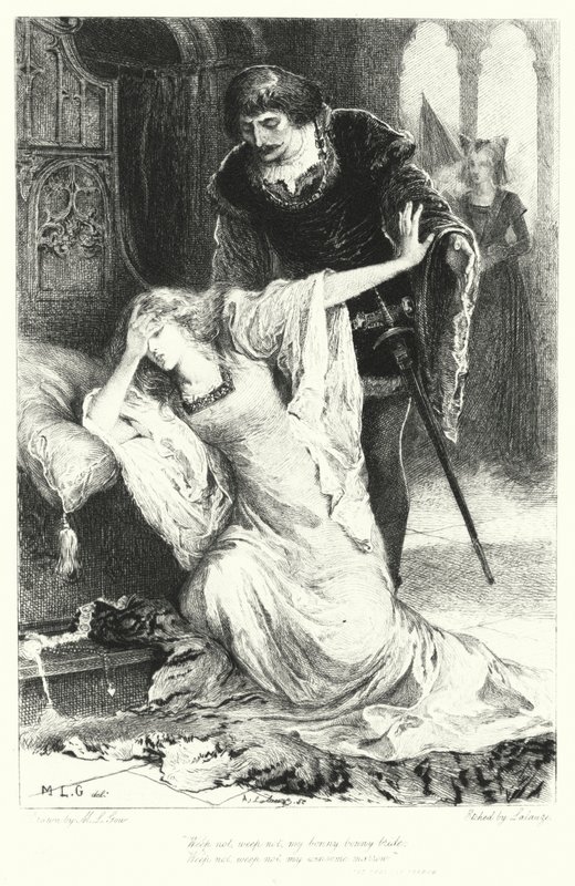 The Braes Of Yarrow (gravura) de Mary L. Gow