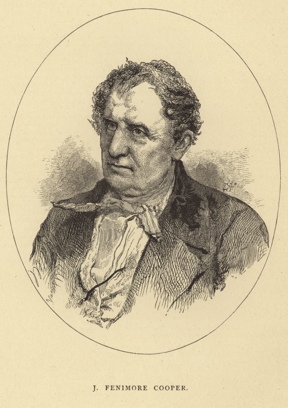 Retrato de James Fenimore Cooper de Mathew B. Brady