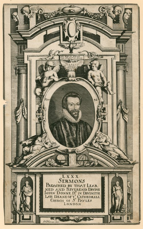Dr John Donne, falecido Deane da Igreja da Catedral de St. Paul&39;s London de Mattaus the Younger Merian