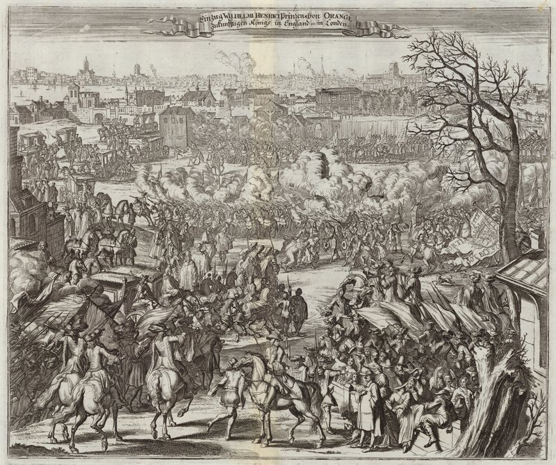 Guilherme II, Príncipe de Orange e Rei da Inglaterra de Mattaus the Younger Merian