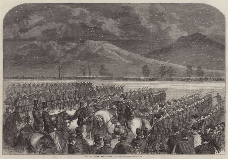 Rifle Corps Field-Day em Edimburgo de Matthew Somerville Morgan