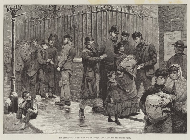 Os Desempregados no East-End de Londres, Candidatos ao Fundo de Socorro de Matthew Somerville Morgan