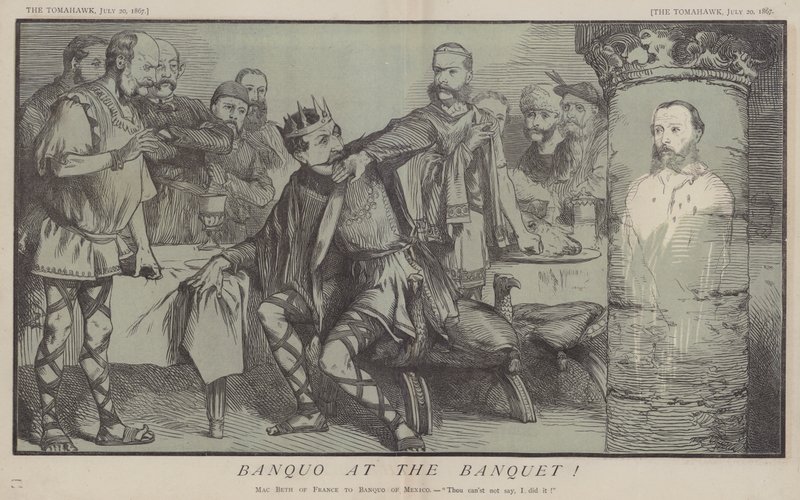 Banquo no Banquete (cor litho) de Matthew