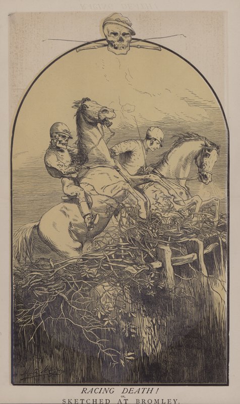 Morte de Corrida! (cor litho) de Matthew