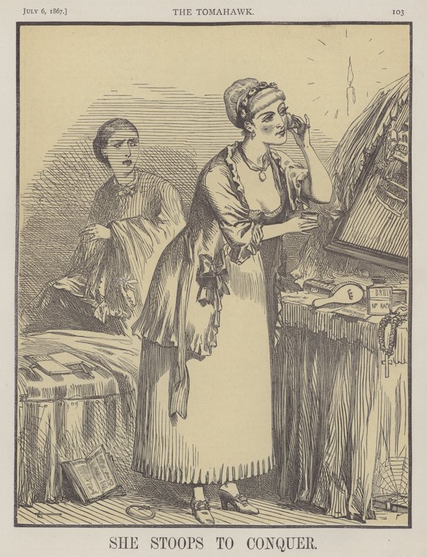 Ela pára para Conquistar (cor litho) de Matthew