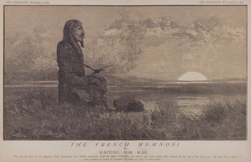 The French Memnon ou, Waiting for War (cor litho) de Matthew