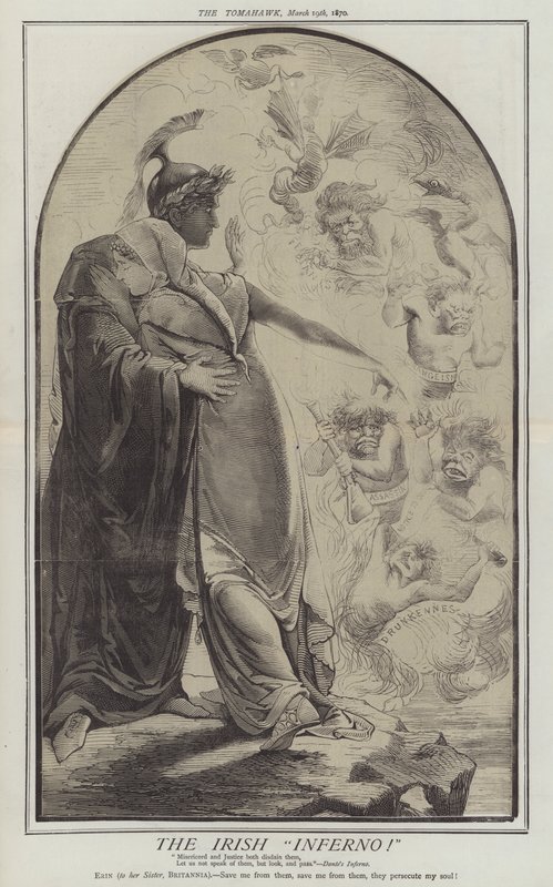 O Inferno Irlandês! (cor litho) de Matthew