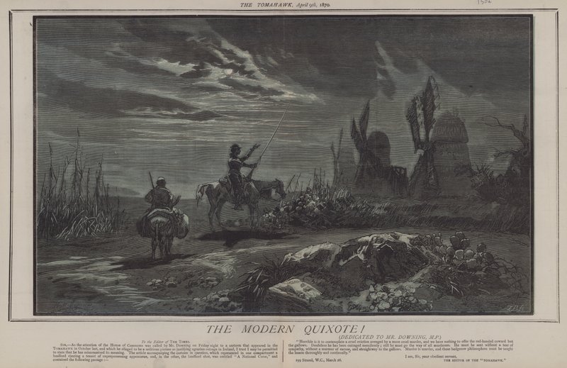 O Quixote Moderno! (cor litho) de Matthew