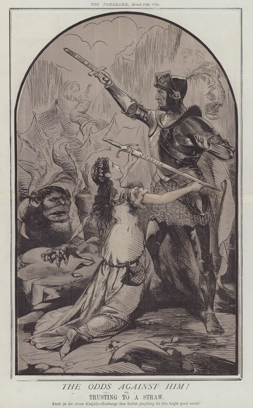As Probabilidades contra Ele! ou, Confiando numa Palha (cor litho) de Matthew