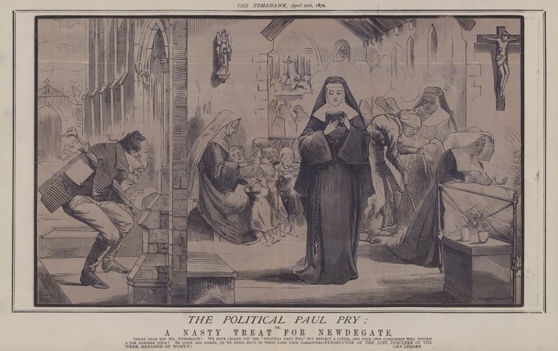 The Political Paul Pry: or, A Nasty Treat for Newdegate (cor litho) de Matthew