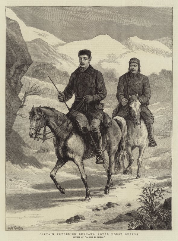 Capitão, frederick, burnaby, real, cavalo, guardas de Matthew White Ridley