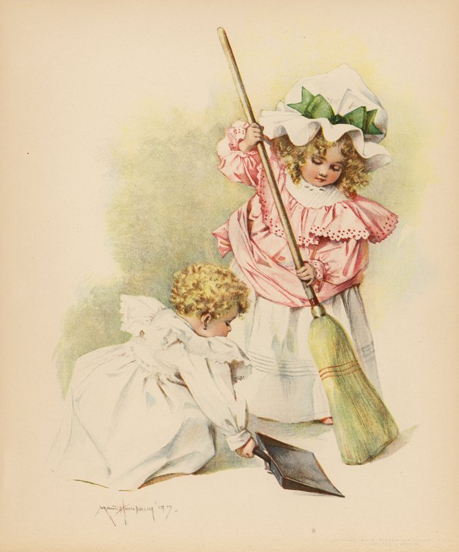 Casa de Limpeza (cor litho) de Maud Humphrey