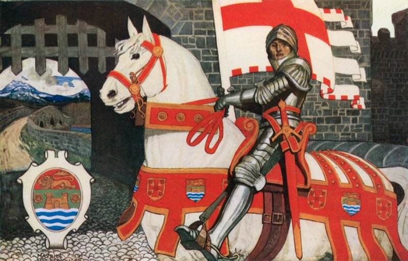 Carlisle, "o portal para a Escócia" de Maurice Greiffenhagen