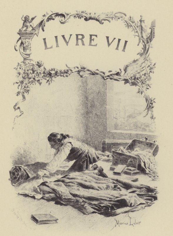 Ilustração para o livro VII das Confissões de Jean-Jacques Rousseau de Maurice Leloir