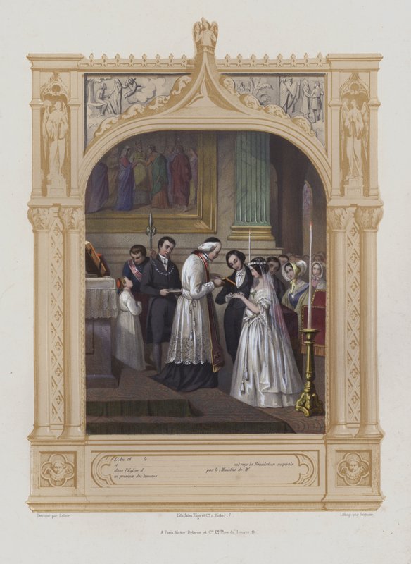 Bênção de casamento de Maurice Leloir
