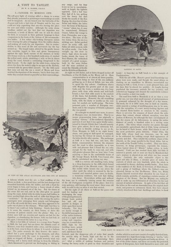 Uma visita a Tafilet, Tânger para a cidade de Marrocos de Maurice Romberg