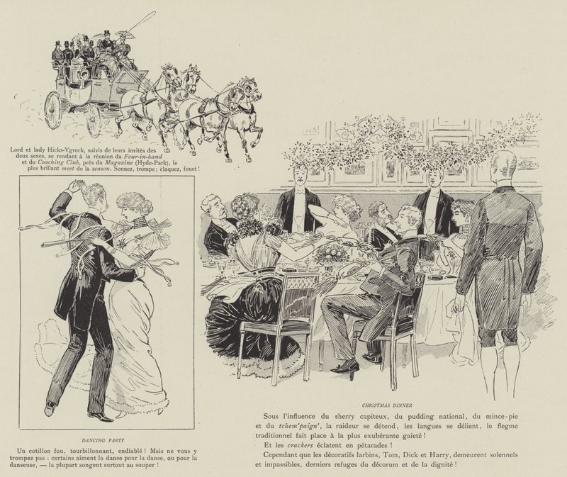 Ilustração para a vida de Londres por Marte de Maurice Charles Mathieu Bonvoisin