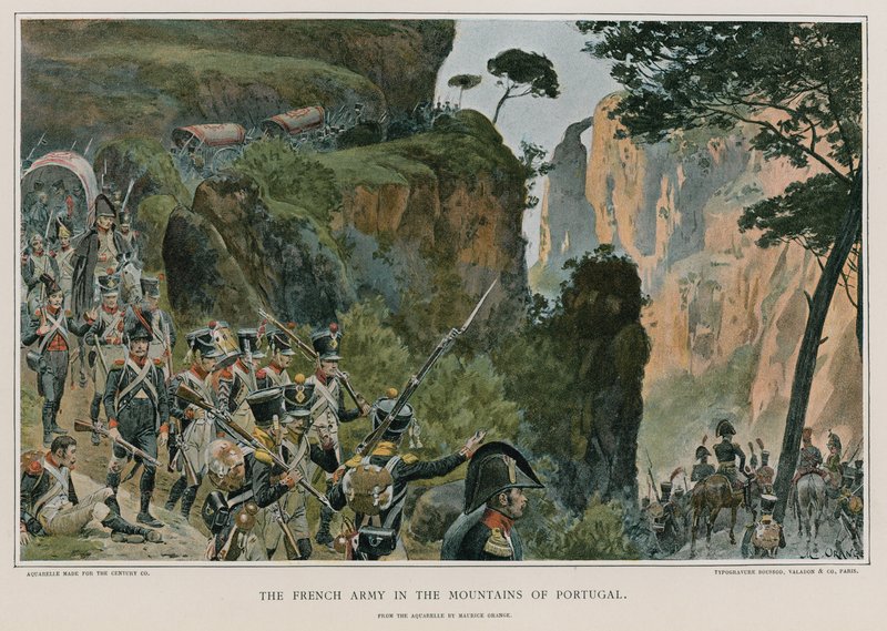 O exército francês nas montanhas de Portugal de Maurice Henri Orange