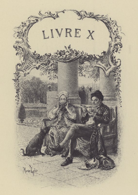 Ilustração para o Livro X de Les Confessions de Jean-Jacques Rousseau (gravura) de Maurice Leloir