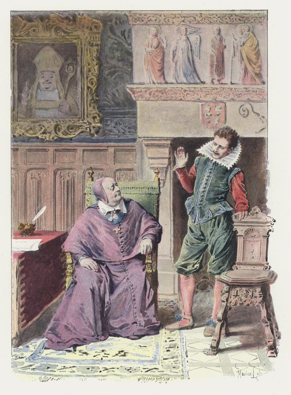 Ilustração para Gil Blas (cor litho) de Maurice Leloir